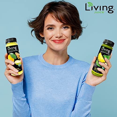O2 Living Juice Fresh Start Organic Cold Pressed Juice, No Sugar...