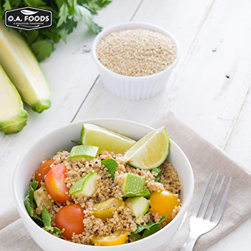 Oa Quinoa Organic White Quinoa, 10 Lb