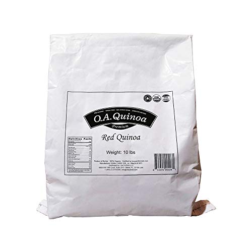 Royal Organic Red Oa Quinoa 10 Lb Bag