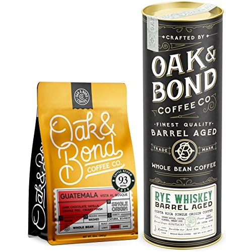 Oak &Amp; Bond Coffee Co. Guatemala Single Origin And Rye Whiskey Ba