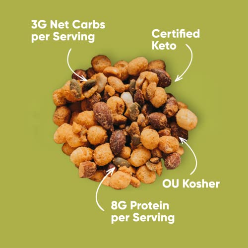 Keto Snack Mix, Smoked Cheddar Flavor by Oakhouse Bakery, 10oz, ...