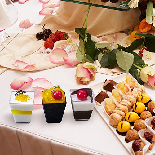 Oasis Creations Square Dessert Cup - 5.5 ounce - 350 Count - Spo...