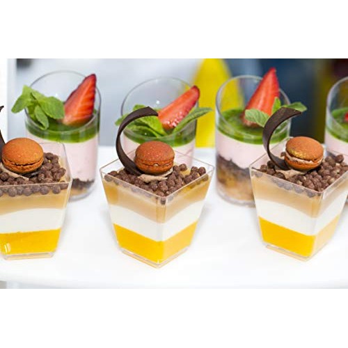 Oasis Creations Square Dessert Cup - 5.5 ounce - 350 Count - Spo...