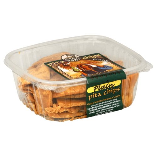 Oasis Plain Pita Chips, 7-Ounces Pack Of6