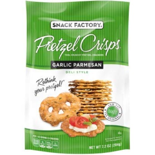 Snack Factory Deli Style Crunchy Pretzel Cracker Crisps, 8 Flavo