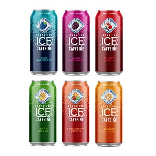 Sparkling Ice +Caffeine, Naturally Flavored Sparkling Water With