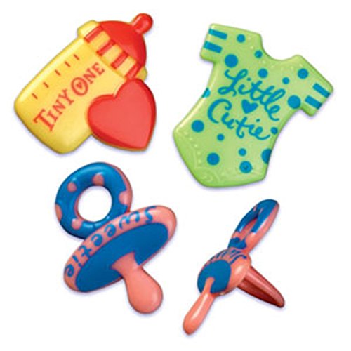 Oasis Supply Bc B-84 Baby Symbols Puffy Rings, 12-Pack