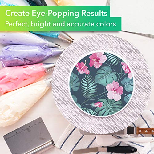 Oasis Supply Edible, Ultra Flexible Icing Sheets, White, Allergy