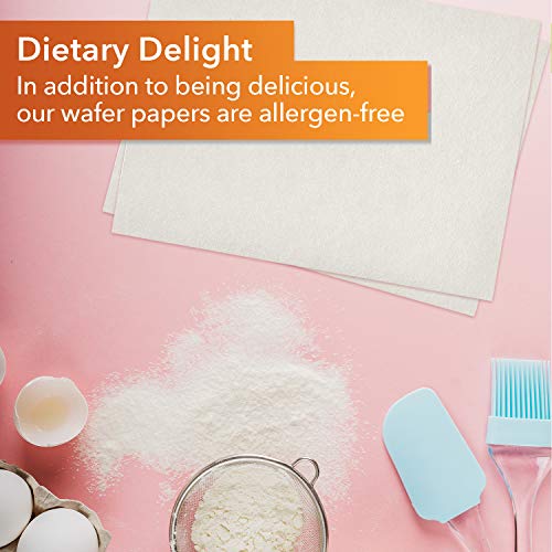 Oasis Supply Edible, Ultra Flexible Icing Sheets, White, Allergy