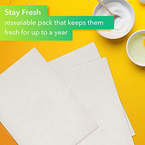 Oasis Supply Edible, Ultra Flexible Icing Sheets, White, Allergy