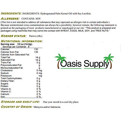 Oasis Supply Edible White Paramount Crystals, For Melting Chocol
