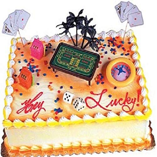 Oasis Supply Living Casino Gambling Cake Decorating Kit, Large,