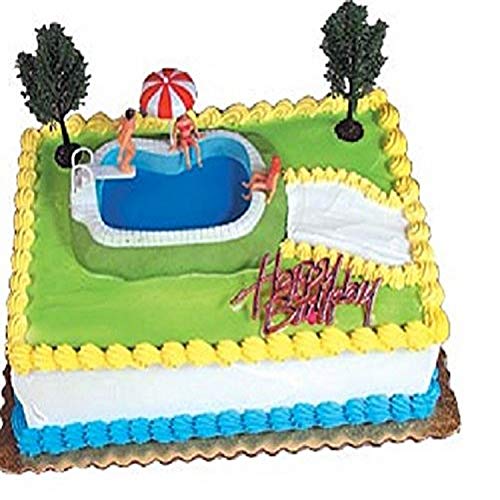 Oasis Supply Swimming Pool Cake Decorating Kit, 1 Set