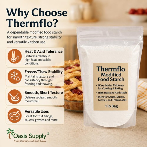 Thermflo 1 lb. Canning & Freezing Food Thickener — Perfect for Jams, Pie Filling, Freezer-Ready Recipes & Homemade Preserves