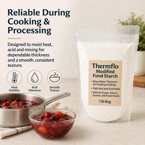 Thermflo 1 lb. Canning & Freezing Food Thickener — Perfect for Jams, Pie Filling, Freezer-Ready Recipes & Homemade Preserves