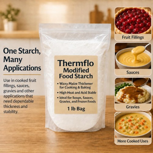 Thermflo 1 lb. Canning & Freezing Food Thickener — Perfect for Jams, Pie Filling, Freezer-Ready Recipes & Homemade Preserves
