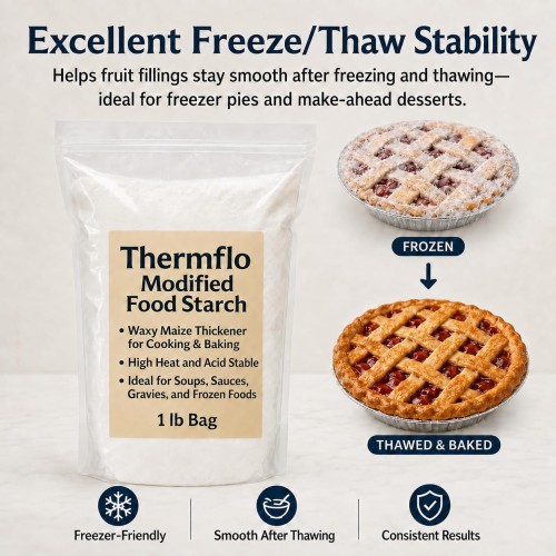 Thermflo 1 lb. Canning & Freezing Food Thickener — Perfect for Jams, Pie Filling, Freezer-Ready Recipes & Homemade Preserves
