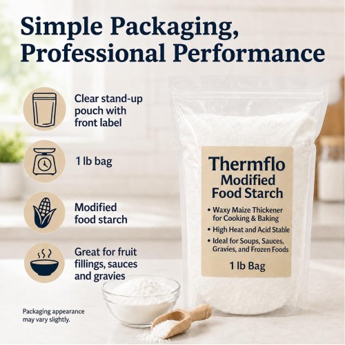Thermflo 1 lb. Canning & Freezing Food Thickener — Perfect for Jams, Pie Filling, Freezer-Ready Recipes & Homemade Preserves