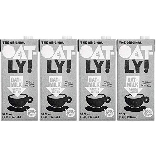 Oatly Original Oat Drink 1 Litre Pack Of 4, Barista Edition