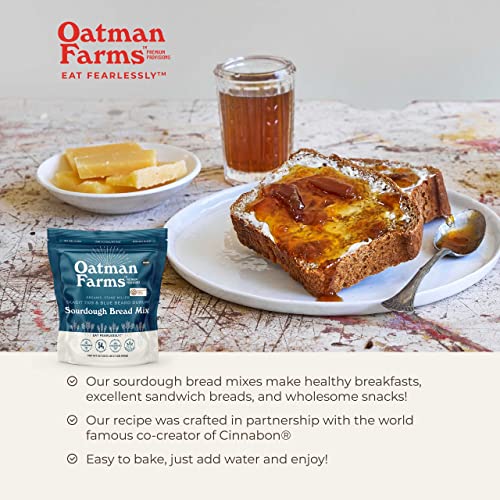 Organic Sourdough Bread Mix - Whole Wheat Bread Mix By Oatman Fa