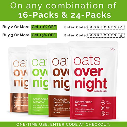 Oats Overnight - Chocolate Peanut Butter Banana 16 Pack High P