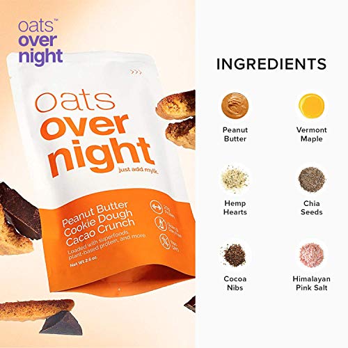 Oats Overnight - Dairy Free Variety Pack 16 Pack High Protein,