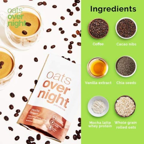 Oats Overnight - Variety Pack 8 Pack With Blenderbottle High P