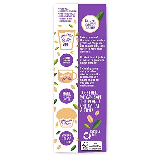 Oatsome Organic Oat Milk, 6 Count 1-Liter Cartons