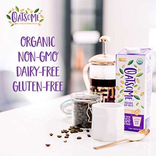Oatsome Organic Oat Milk, 6 Count 1-Liter Cartons