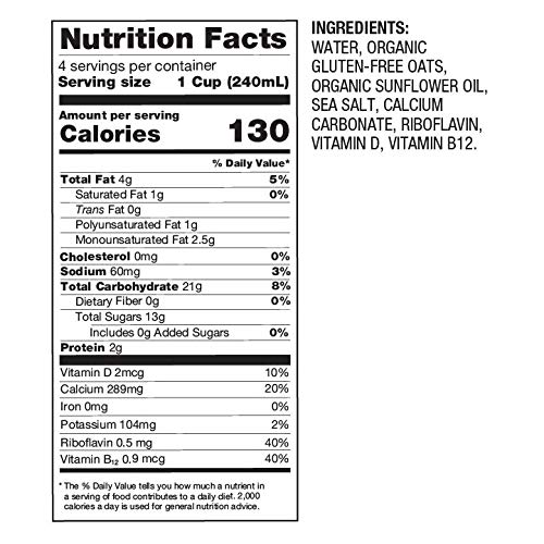 Oatsome Organic Oat Milk, 6 Count 1-Liter Cartons