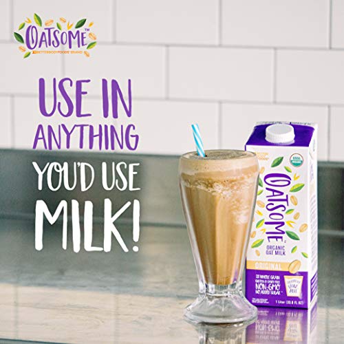 Oatsome Organic Oat Milk, 6 Count 1-Liter Cartons