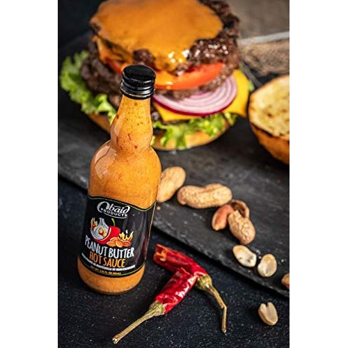 Obaid Products Peanut Butter Hot Sauce - 3.25 Oz. Gourmet Jalape