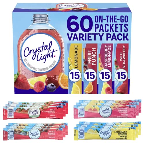 Crystal Light On-The-Go Powdered Drink Mix Variety Pack - lemona...
