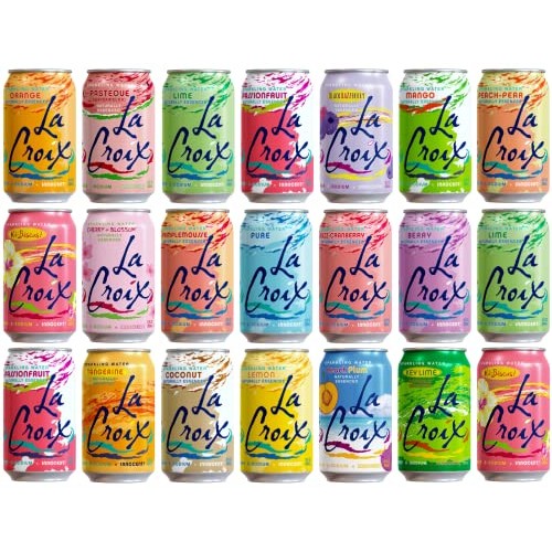 La Croix Sparkling Water Variety Pack - 12 Fl Oz Cans - By Obani...