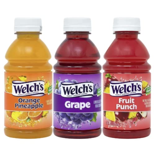 Welchs Fruit Juice Variety Pack - Grape, Fruit Punch, and Orang...