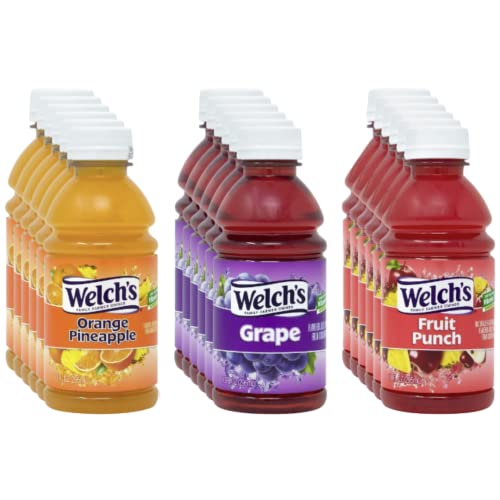 Welchs Fruit Juice Variety Pack - Grape, Fruit Punch, and Orang...
