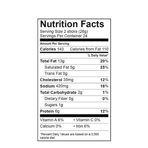 Oh Boy! Oberto Classics Cocktail Pep Smoked Sausages, 3 Ounce P...