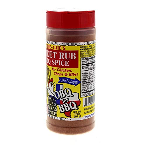 Obie-Cues Sweet Rub Bbq Spice For Chicken, Chops &Amp; Ribs 12 Oz