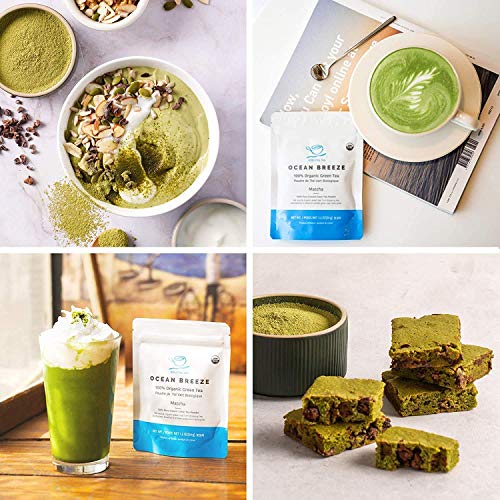 Organic Matcha Green Tea Powder [1.2 Oz Starter] Culinary Grade