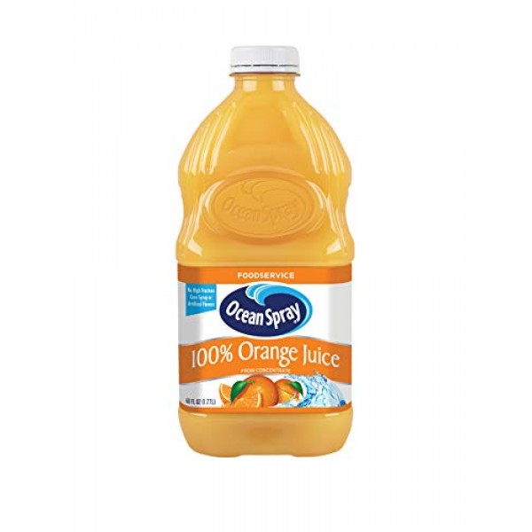 Ocean Spray 100 Orange Juice, 60Ounce Bottles (Pack of 8)