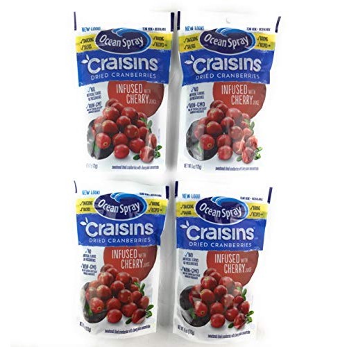 Ocean Spray Cherry Craisins 6 Oz 4 Pack