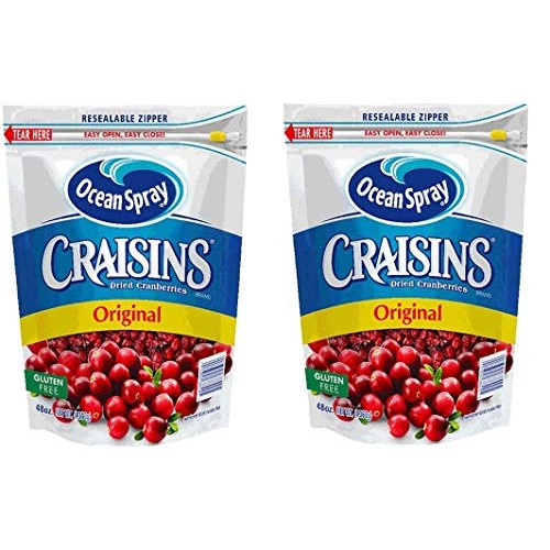 Ocean Spray Craisins Dried Cranberries 48 Oz, 48 Ozpack Of 2