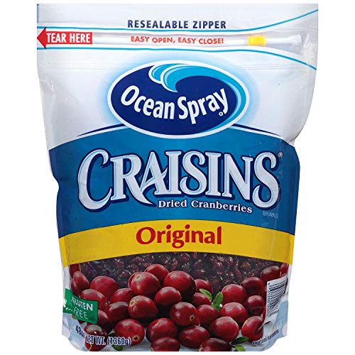 Ocean Spray Craisins Dried Cranberries Original 48 Oz.