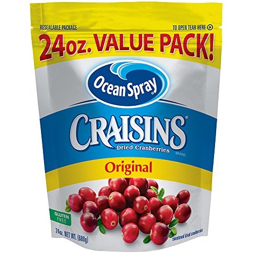 Ocean Spray Craisins Dried Cranberries, 24 Ounce