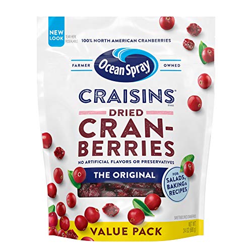 Ocean Spray Craisins Dried Cranberries, 24 Ounce