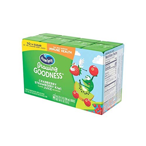 Ocean Spray Growing Goodness Kids Juice Beverage, Cranberry Stra...