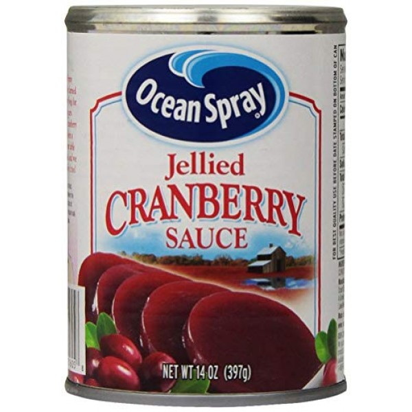 Ocean Spray, Jellied Cranberry Sauce, 14oz Can Pack of 6