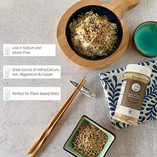 Ocean Balance Shiitake Seaweed Seasoning w/Earthy, Meaty Mushroo...