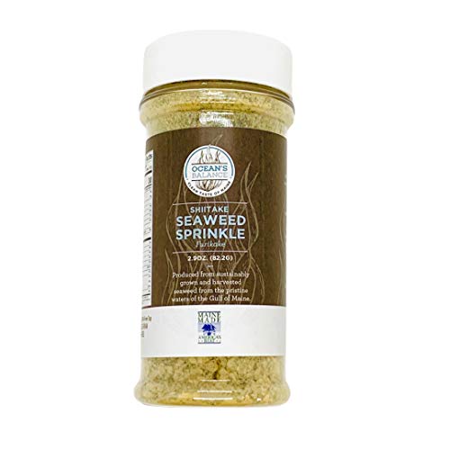 Ocean Balance Shiitake Seaweed Seasoning w/Earthy, Meaty Mushroo...