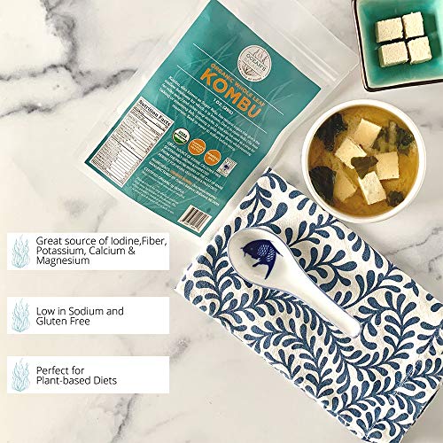 Ocean’S Balance Organic Whole Leaf Kombu - Maine Coast Seaweed -